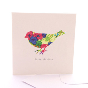 Fabric Bird Bright
