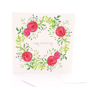 Peony Wreath