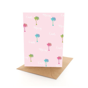 Sunny Xmas - Pink Palms