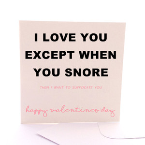 Snoring Valentine
