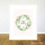 Leafy Pink Wreath