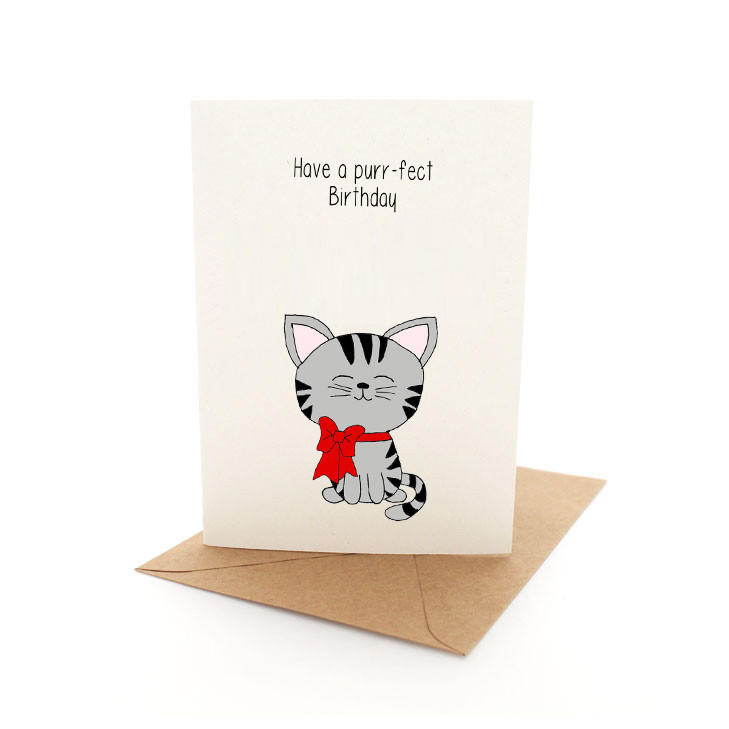 Punny Birthday Kitten