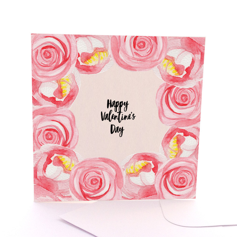 Valentine's Rose Border