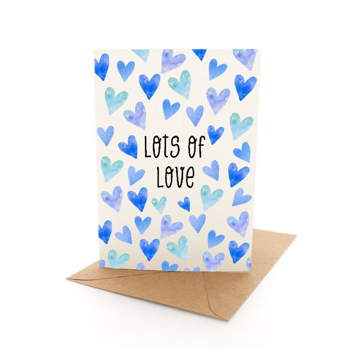 Lots Of Love Hearts Blue