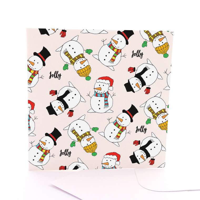 Tossed Snowmen