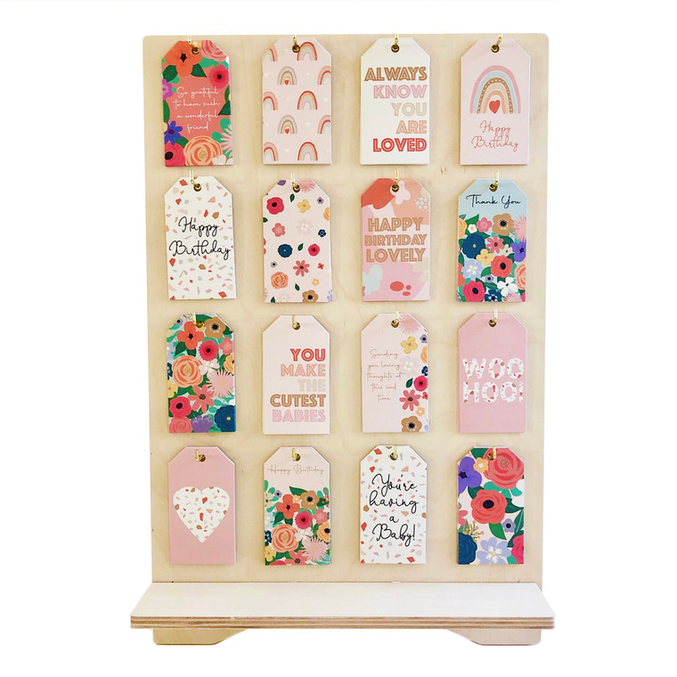 Gift Tag Stand - Earthlings/Flowers ** Wholesale Only **