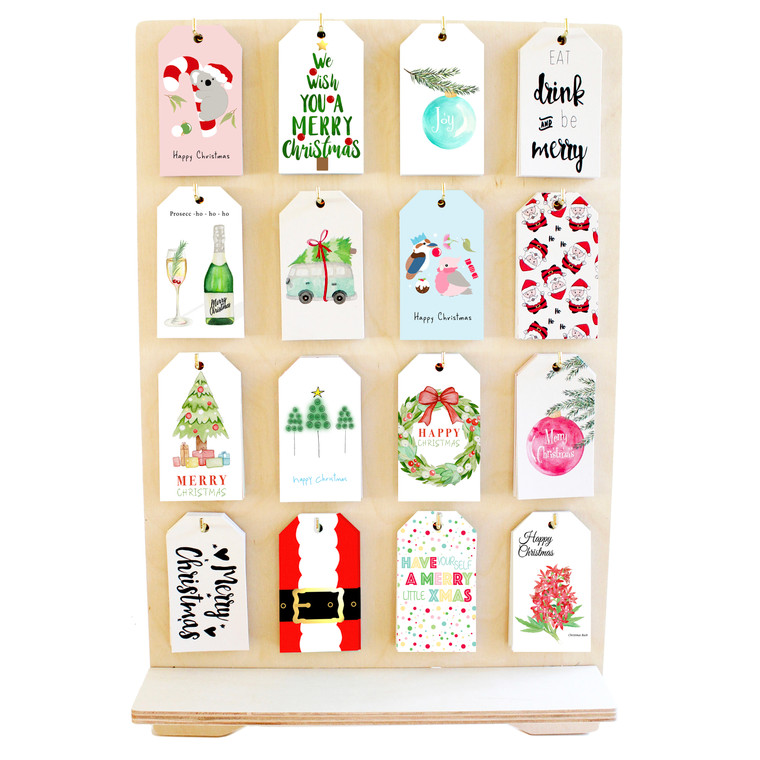 Gift Tag Stand - Sketchy Christmas ** Wholesale Only **