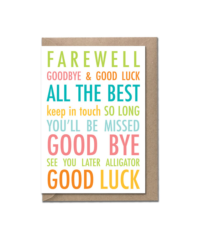 Farewell XL