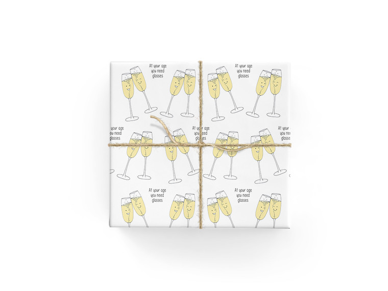 Punny Glasses Wrap