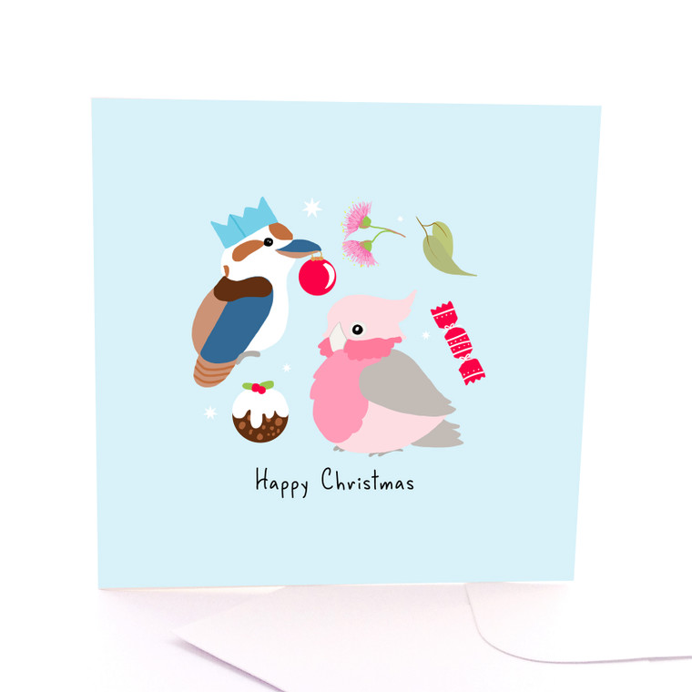 Christmas in Australia - Kookaburra & Galah