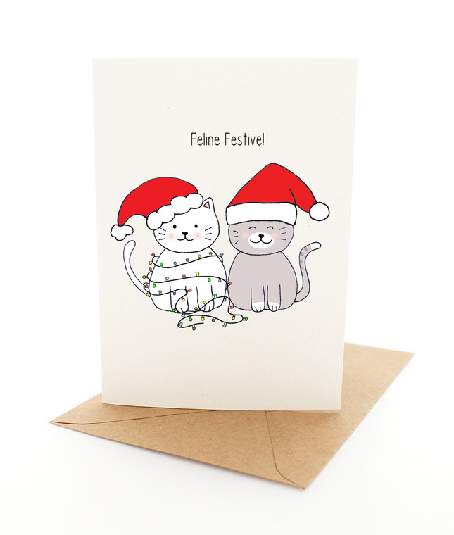 Punny Xmas Cats