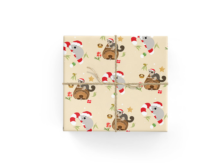 Christmas In Australia Koala & Poss Wrap