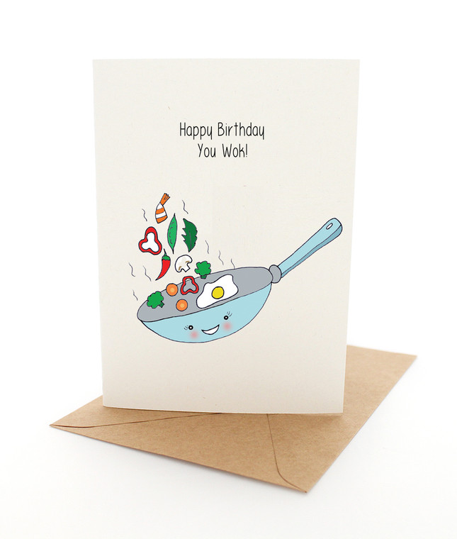 Punny Birthday Wok