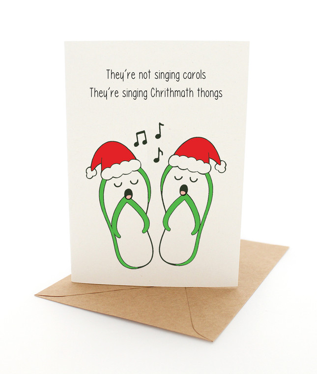 Punny Xmas Thongs