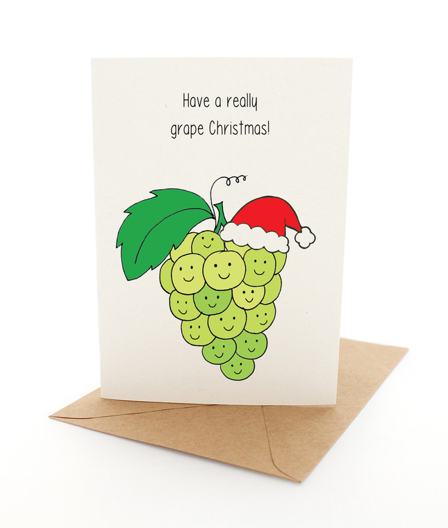Punny Xmas Grapes