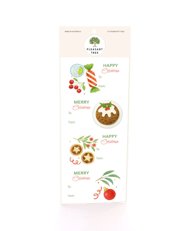 Christmas Lunch - Sticky Labels
