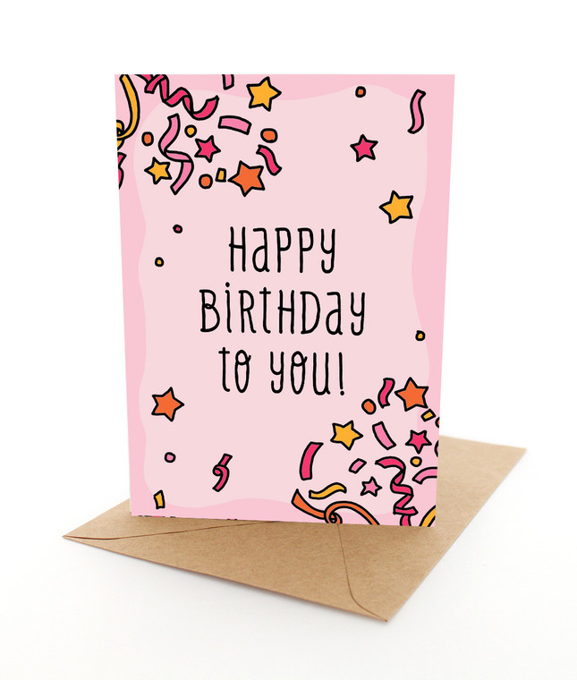 Happy Birthday To You Pink