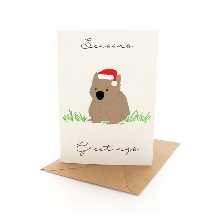 Aussie Xmas Wombat