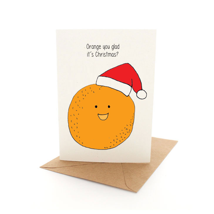 Punny Xmas - Orange