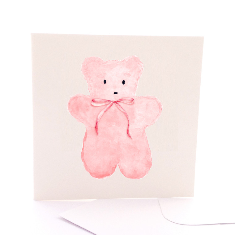 Flat Bear Pink