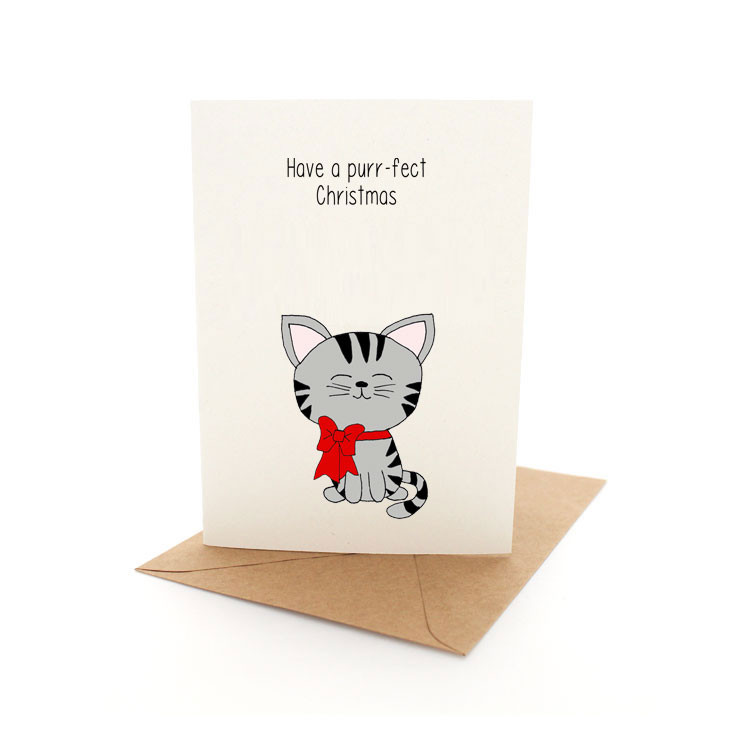 Punny Xmas - Kitten