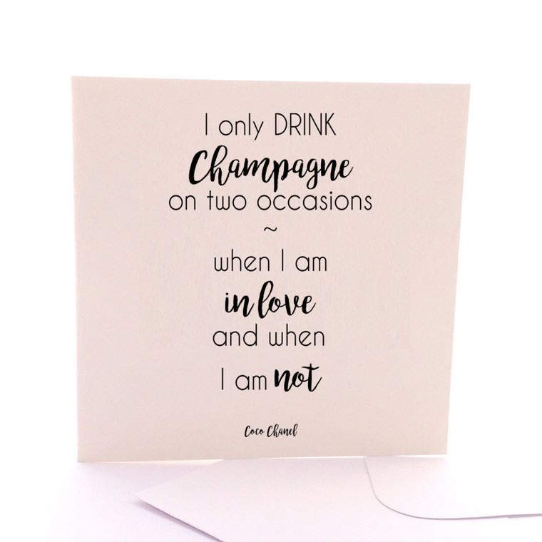 Coco Champagne Black