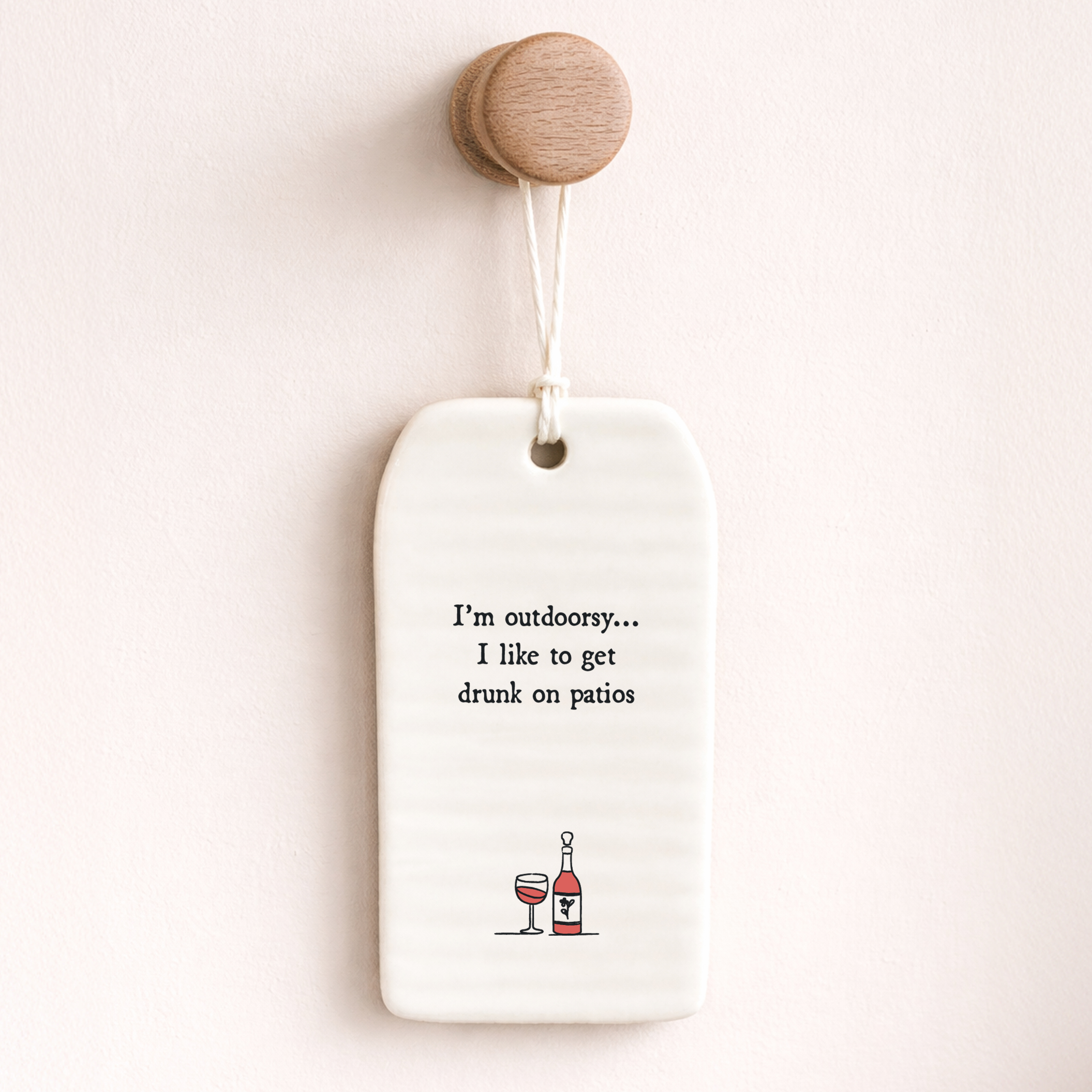 Alcohol - For Themes Rippled Ceramic Pendants - Vivid Squid Wholesale