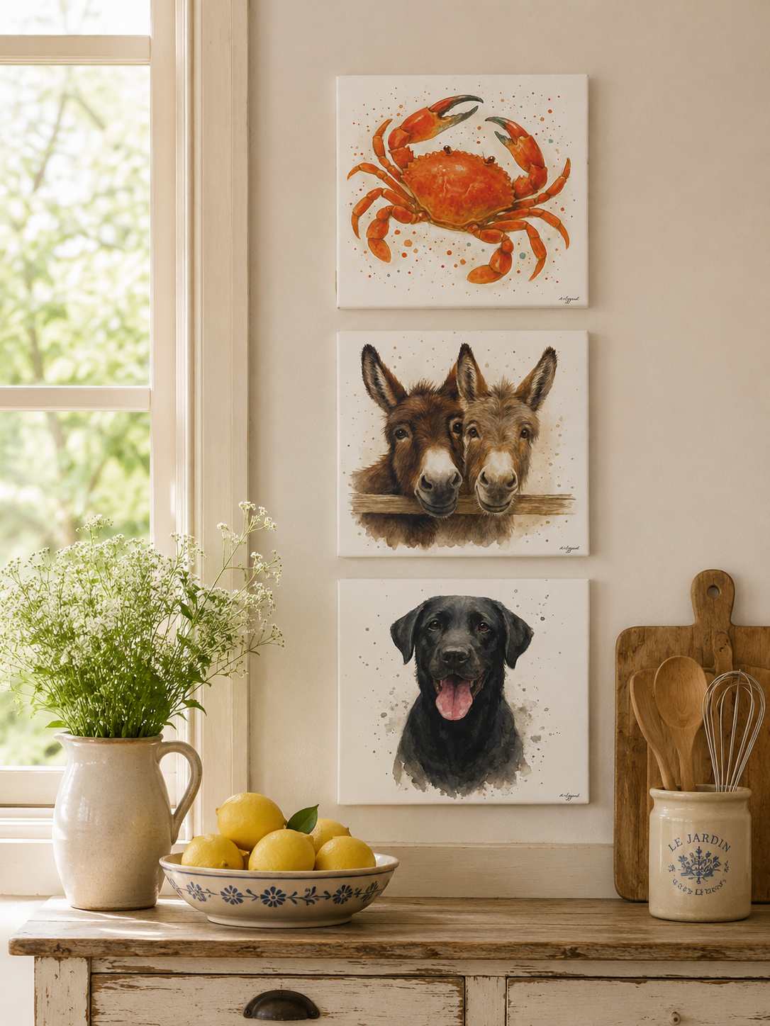 Ceramic Art Tiles - Vivid Squid Wholesale