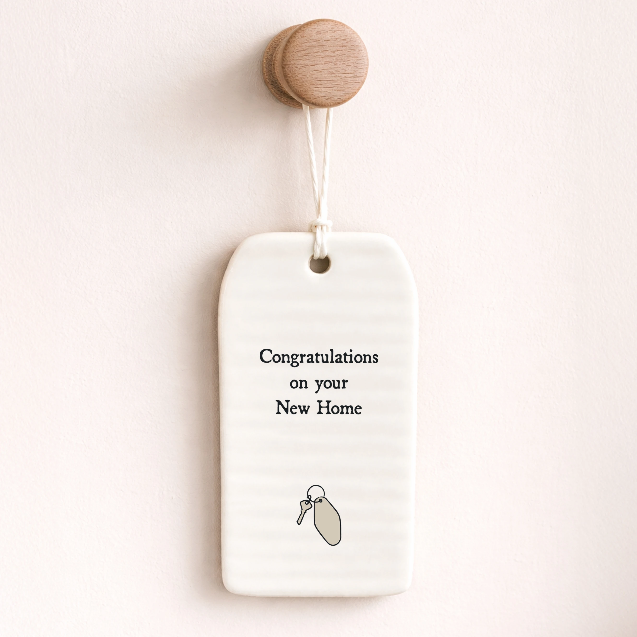 Congratulations - Occasions Rippled Ceramic Pendants - Vivid Squid Wholesale