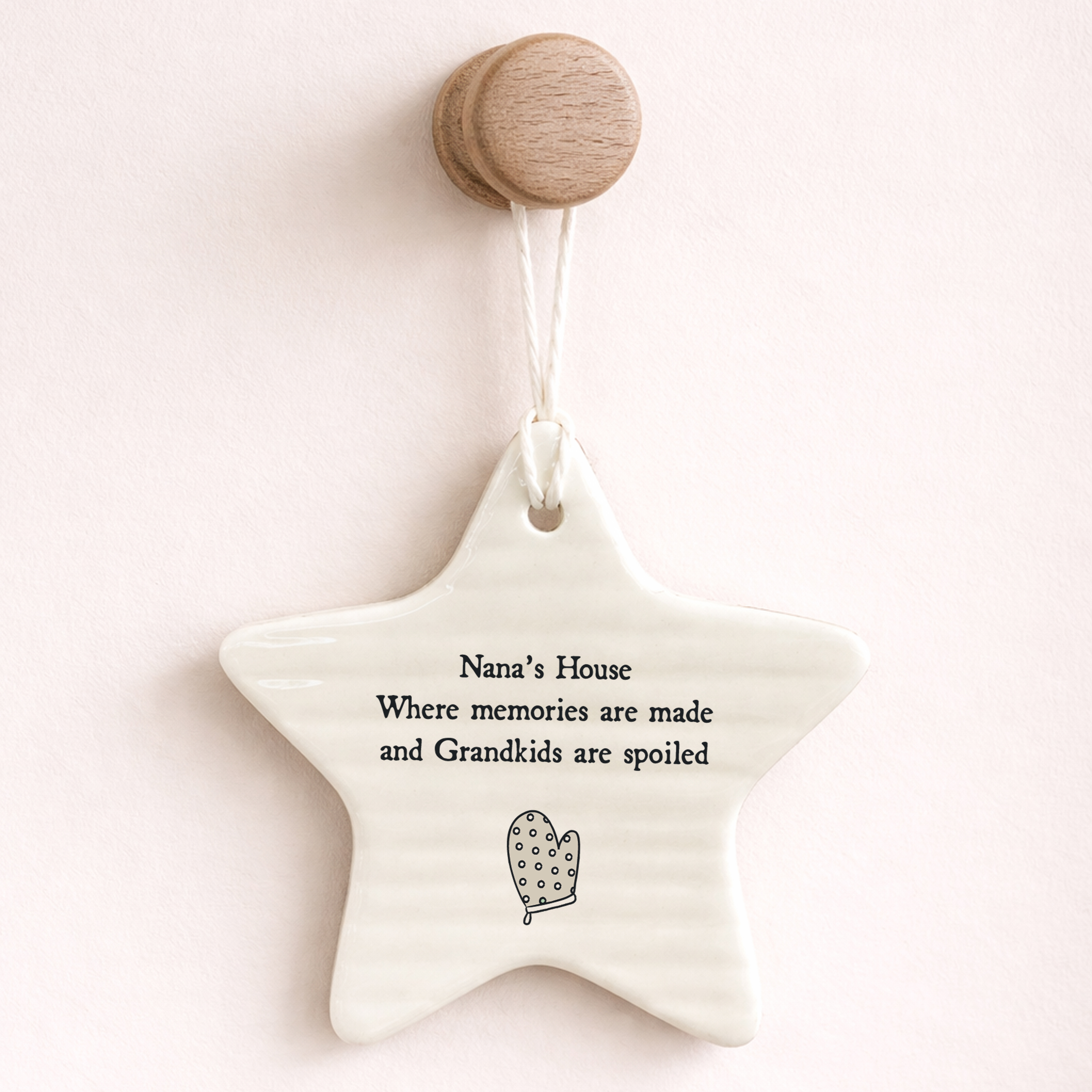 Grandparents - For Recipient Rippled Ceramic Pendants - Vivid Squid Wholesale