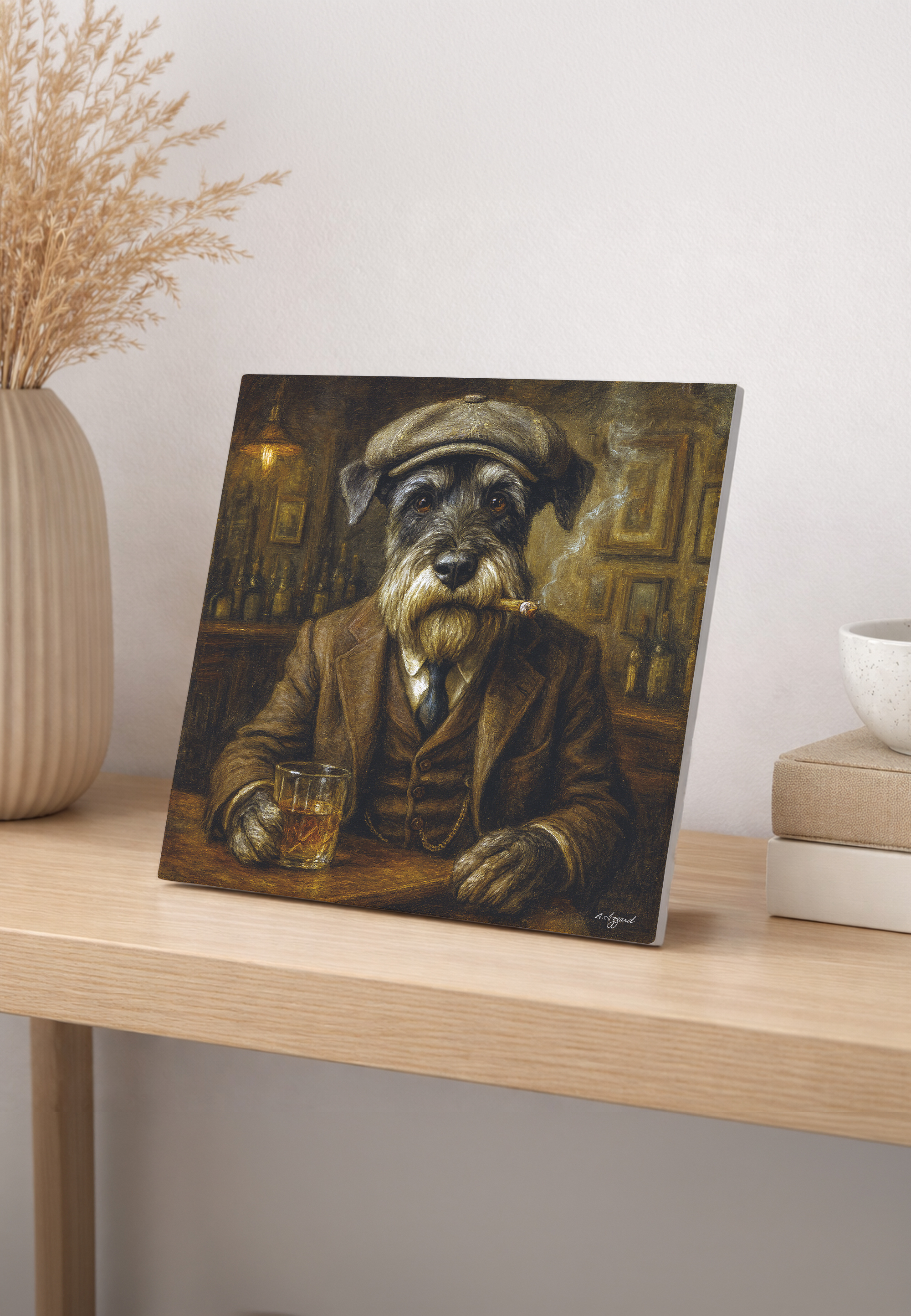 The Peaky Barkers Ceramic Art Tiles - Vivid Squid Wholesale