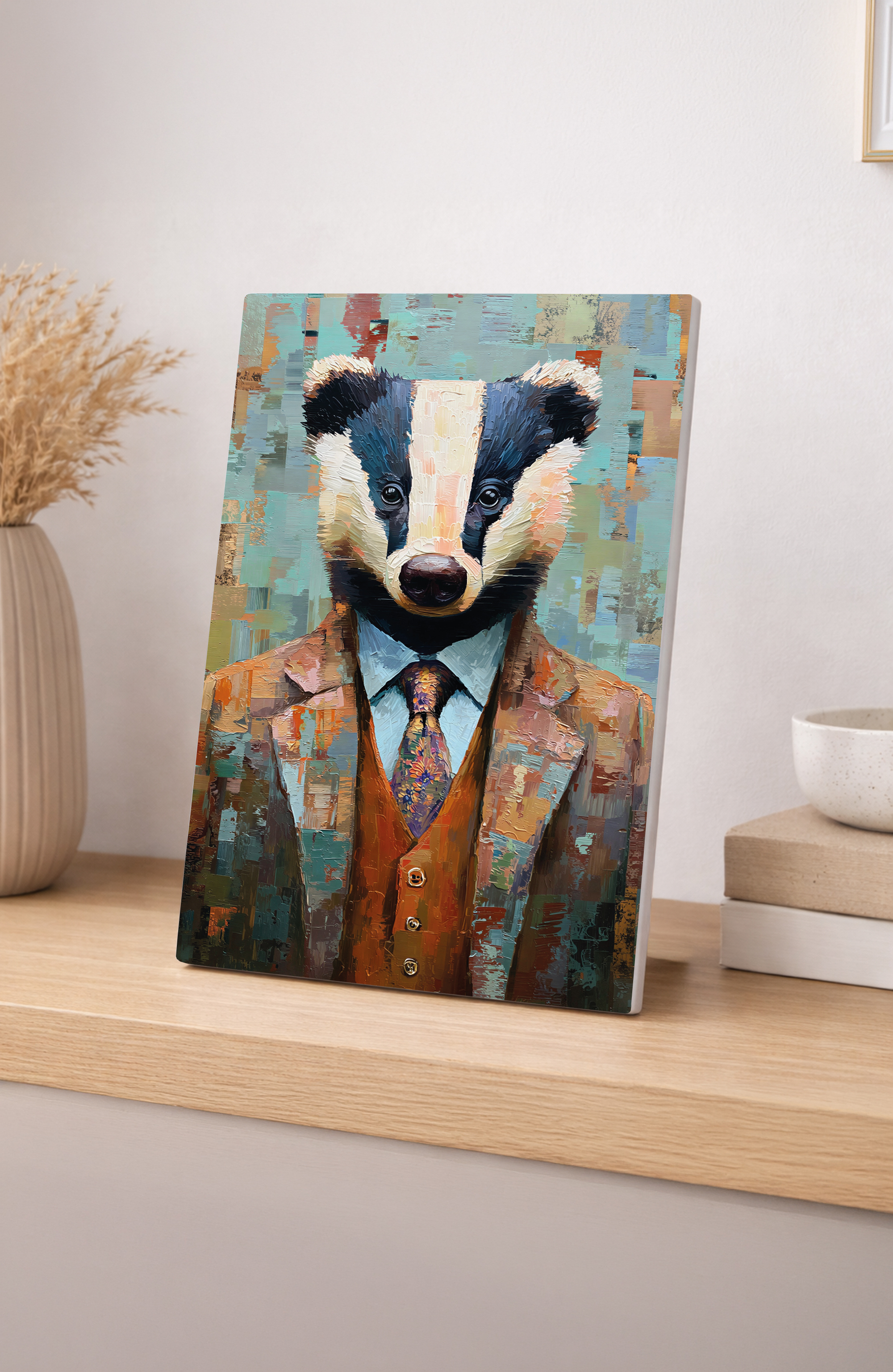 Dapper Animals Ceramic Art Tiles - Vivid Squid Wholesale