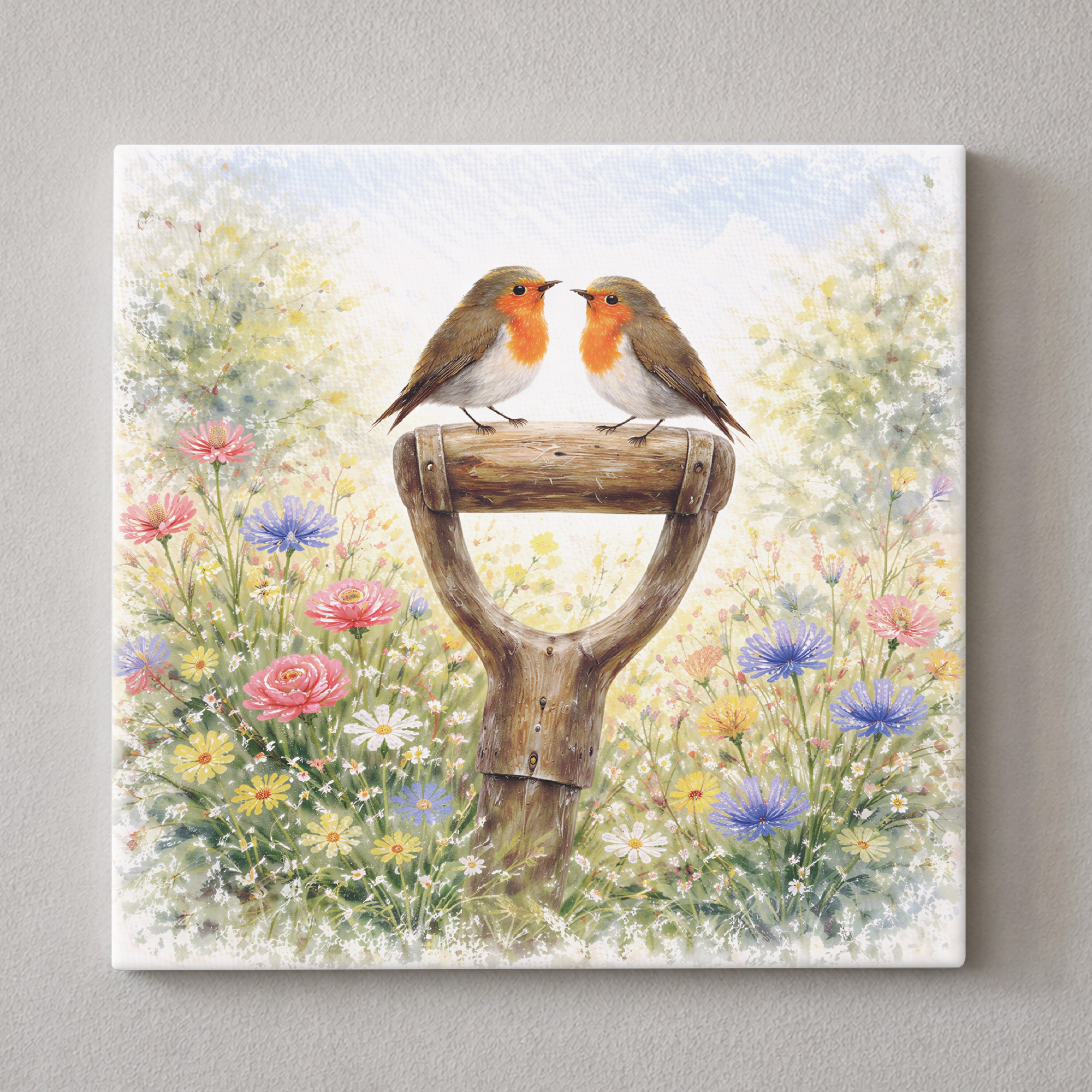 Those Little Robins Ceramic Art Tiles - Vivid Squid Wholesale