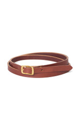 Wood & Faulk Matchstick Belt - Cognac