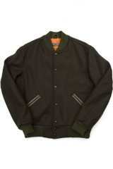 Pacific Standard Varsity Jacket Oive