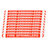 Self Adhesive Fire Sprinklers Pipe Marker