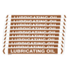 Self Adhesive Lubricating Oil Pipe Marker