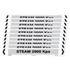Self Adhesive Steam 2900 KPA Pipe Marker