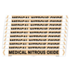 Self Adhesive Medical Nitrous Oxide Pipe Markers