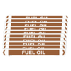 Oils, Flammable & Combustible Liquids Pipe Markers