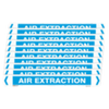 Self Adhesive Air Extraction Pipe Marker