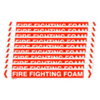 Self Adhesive Fire Fighting Foam Pipe Marker