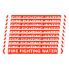 Self Adhesive Fire Fighting Water Pipe Marker