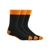 Hard Yakka Core Hi Vis Work Crew Sock - 3 Pack 