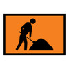 Workers Ahead Sign - Boxed Edge Sign - 900 x 600mm 61627