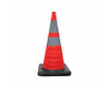 720mm Collapsible Cone With 2 Reflective Collars and Rubber Base 