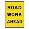 Roadwork Ahead - Boxed Edge Sign - 900 x 1200mm T1-31Q