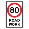 Speed Limit Road Work - Multi Message Sign - NSW - 600 x 900mm - km/h 61922