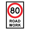 Speed Limit Road Work - Multi Message Sign - NSW - 600 x 900mm 