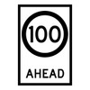 Speed Limit Ahead - Multi Message Sign - SA - 600 x 900mm - km/h 62403